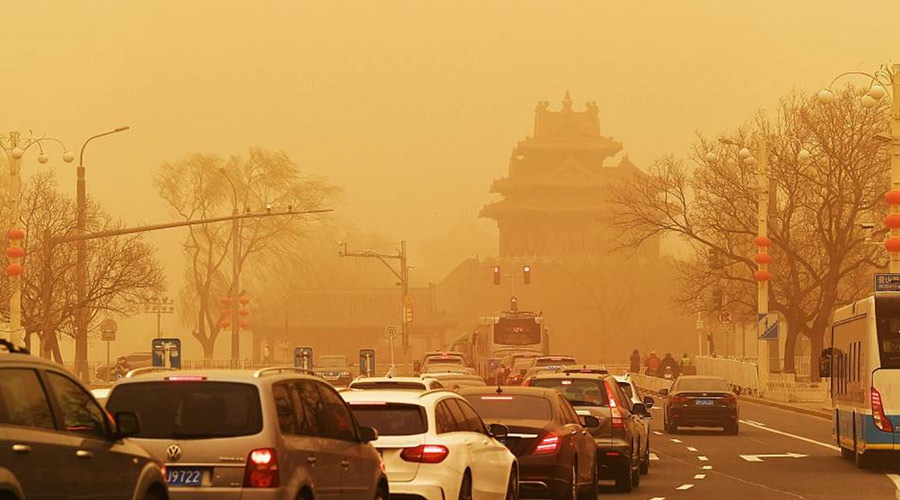 北方今年首場沙塵來襲！沙塵暴下衣服干衣機的干衣優(yōu)勢