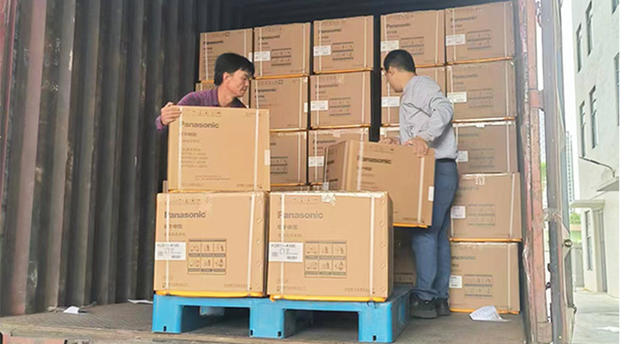 發(fā)貨抓速度！金環(huán)電器第一時間完成松下滾筒干衣機(jī)發(fā)貨