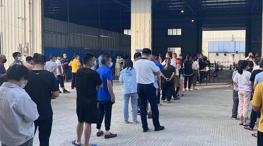 支援防疫是責(zé)任！金環(huán)電器助力鶴山核酸檢測