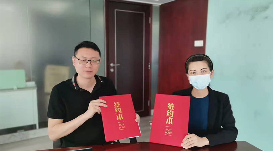 祝賀！金環(huán)電器與寧波某品牌電商客戶(hù)再次合作，簽約成功！