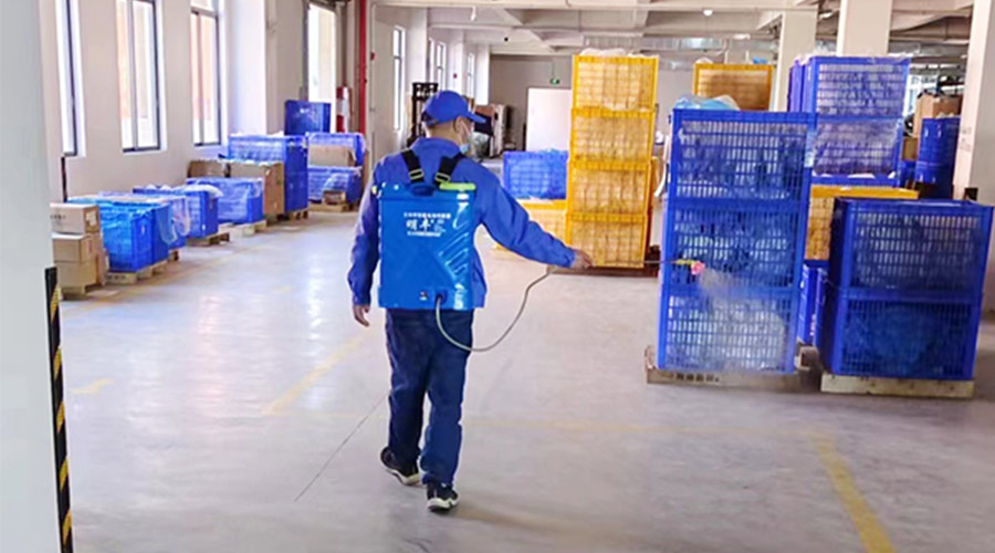 健康和安全放首位！金環(huán)電器全面開展工廠除菌工作
