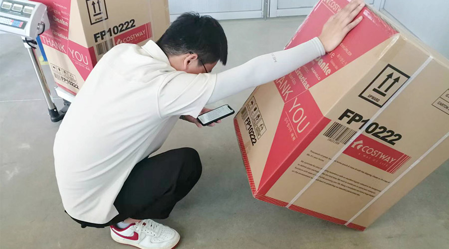 實況直擊！客戶北美COSTWAY開展衣物烘干機驗貨