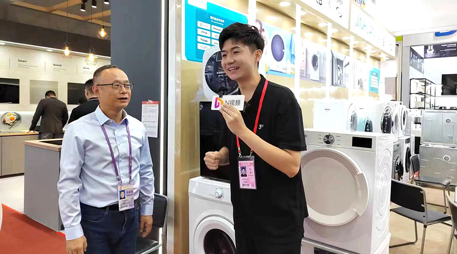 廣交會熱點！央視、新華網(wǎng)等媒體聚焦金環(huán)電器滾筒干衣機